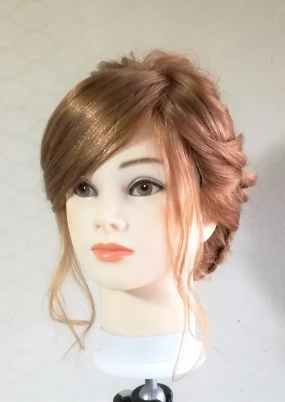 人毛ウィッグをアレンジした例